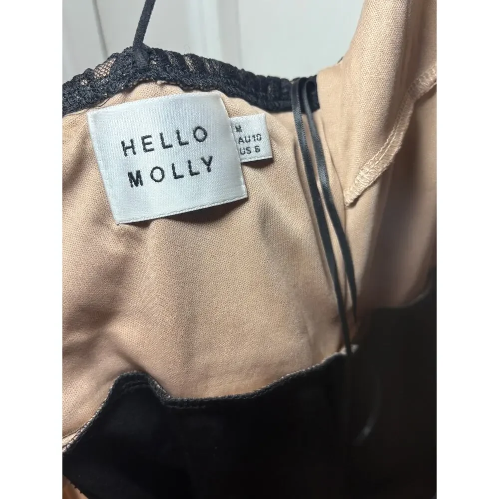 Hello Molly "I Come Alive" Black Maxi Dress Size 6 - Picture 12 of 16